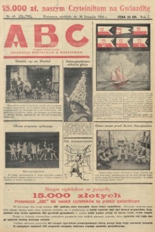 ABC : pismo codzienne : informuje wszystkich o wszystkiem. 1926, nr 65
