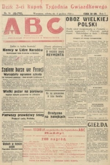 ABC : pismo codzienne : informuje wszystkich o wszystkiem. 1926, nr 71