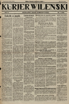 Kurjer Wileński : niezależny organ demokratyczny. 1929, nr 7