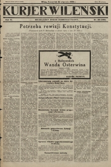 Kurjer Wileński : niezależny organ demokratyczny. 1929, nr 20