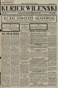 Kurjer Wileński : niezależny organ demokratyczny. 1929, nr 34