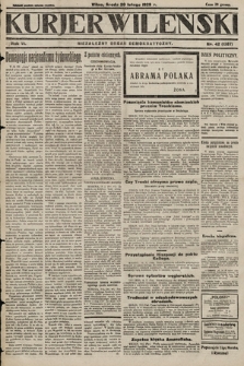 Kurjer Wileński : niezależny organ demokratyczny. 1929, nr 42