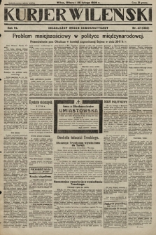 Kurjer Wileński : niezależny organ demokratyczny. 1929, nr 47