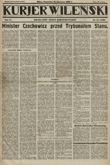 Kurjer Wileński : niezależny organ demokratyczny. 1929, nr 144