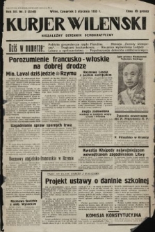 Kurjer Wileński : niezależny dziennik demokratyczny. 1935, nr 2