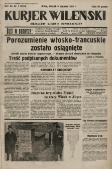 Kurjer Wileński : niezależny dziennik demokratyczny. 1935, nr 7