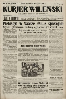 Kurjer Wileński : niezależny dziennik demokratyczny. 1935, nr 13