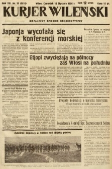 Kurjer Wileński : niezależny dziennik demokratyczny. 1936, nr 15