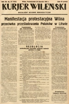 Kurjer Wileński : niezależny dziennik demokratyczny. 1936, nr 19