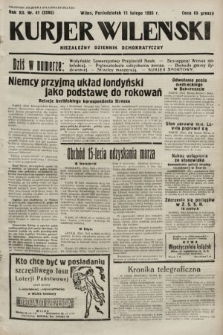 Kurjer Wileński : niezależny dziennik demokratyczny. 1935, nr 41