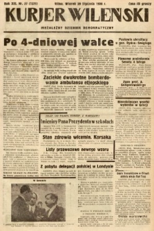 Kurjer Wileński : niezależny dziennik demokratyczny. 1936, nr 27