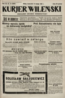 Kurjer Wileński : niezależny dziennik demokratyczny. 1935, nr 44
