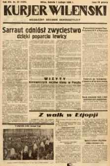 Kurjer Wileński : niezależny dziennik demokratyczny. 1936, nr 31