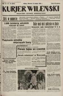 Kurjer Wileński : niezależny dziennik demokratyczny. 1935, nr 49