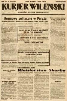 Kurjer Wileński : niezależny dziennik demokratyczny. 1936, nr 34