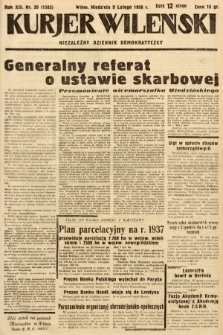 Kurjer Wileński : niezależny dziennik demokratyczny. 1936, nr 39