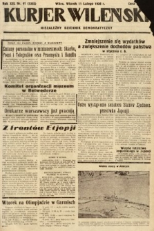 Kurjer Wileński : niezależny dziennik demokratyczny. 1936, nr  41