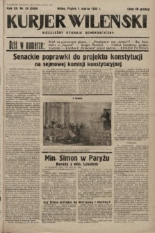 Kurjer Wileński : niezależny dziennik demokratyczny. 1935, nr 59