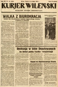 Kurjer Wileński : niezależny dziennik demokratyczny. 1936, nr 44