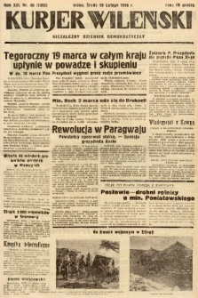 Kurjer Wileński : niezależny dziennik demokratyczny. 1936, nr 49