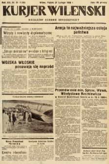 Kurjer Wileński : niezależny dziennik demokratyczny. 1936, nr 51