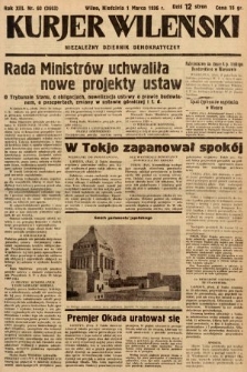 Kurjer Wileński : niezależny dziennik demokratyczny. 1936, nr 60