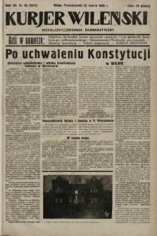 Kurjer Wileński : niezależny dziennik demokratyczny. 1935, nr 83