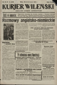 Kurjer Wileński : niezależny dziennik demokratyczny. 1935, nr 84