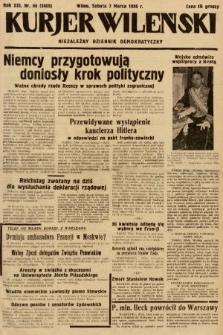 Kurjer Wileński : niezależny dziennik demokratyczny. 1936, nr 66