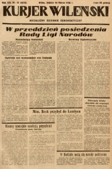 Kurjer Wileński : niezależny dziennik demokratyczny. 1936, nr 73