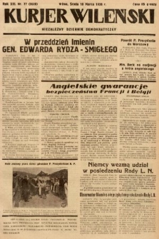 Kurjer Wileński : niezależny dziennik demokratyczny. 1936, nr 77