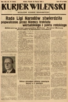 Kurjer Wileński : niezależny dziennik demokratyczny. 1936, nr 79