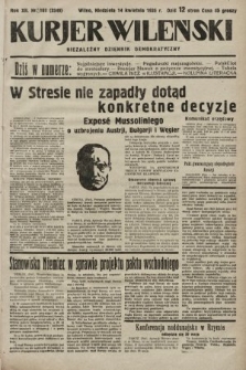 Kurjer Wileński : niezależny dziennik demokratyczny. 1935, nr 103