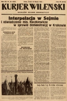 Kurjer Wileński : niezależny dziennik demokratyczny. 1936, nr 84