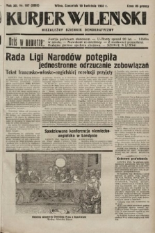 Kurjer Wileński : niezależny dziennik demokratyczny. 1935, nr 107