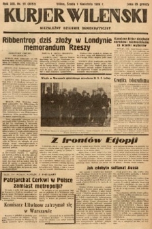 Kurjer Wileński : niezależny dziennik demokratyczny. 1936, nr  91