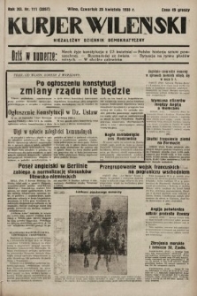 Kurjer Wileński : niezależny dziennik demokratyczny. 1935, nr 111