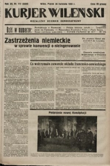 Kurjer Wileński : niezależny dziennik demokratyczny. 1935, nr 112