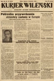 Kurjer Wileński : niezależny dziennik demokratyczny. 1936, nr 94