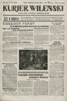 Kurjer Wileński : niezależny dziennik demokratyczny. 1935, nr 121