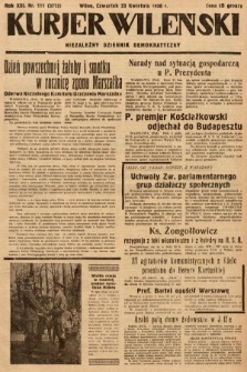 Kurjer Wileński : niezależny dziennik demokratyczny. 1936, nr 111