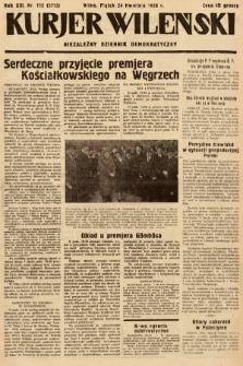Kurjer Wileński : niezależny dziennik demokratyczny. 1936, nr 112