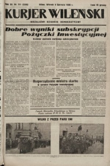 Kurjer Wileński : niezależny dziennik demokratyczny. 1935, nr 151