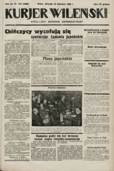 Kurjer Wileński : niezależny dziennik demokratyczny. 1935, nr 164