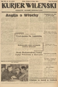 Kurjer Wileński : niezależny dziennik demokratyczny. 1936, nr 141