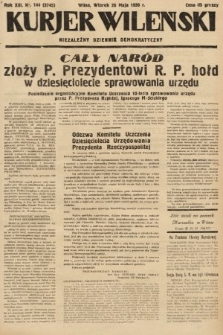 Kurjer Wileński : niezależny dziennik demokratyczny. 1936, nr 144