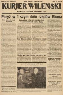 Kurjer Wileński : niezależny dziennik demokratyczny. 1936, nr 154