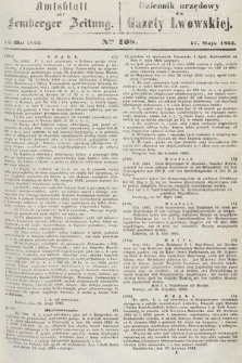 Amtsblatt zur Lemberger Zeitung = Dziennik Urzędowy do Gazety Lwowskiej. 1863, nr 108