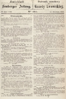 Amtsblatt zur Lemberger Zeitung = Dziennik Urzędowy do Gazety Lwowskiej. 1863, nr 131