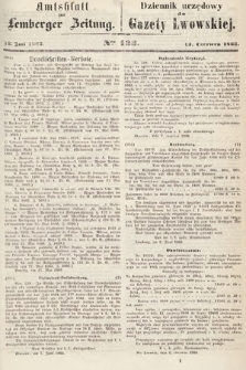 Amtsblatt zur Lemberger Zeitung = Dziennik Urzędowy do Gazety Lwowskiej. 1863, nr 133